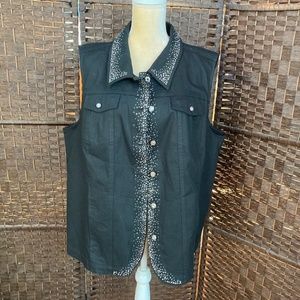 QUACKER FACTORY black woman’s vest